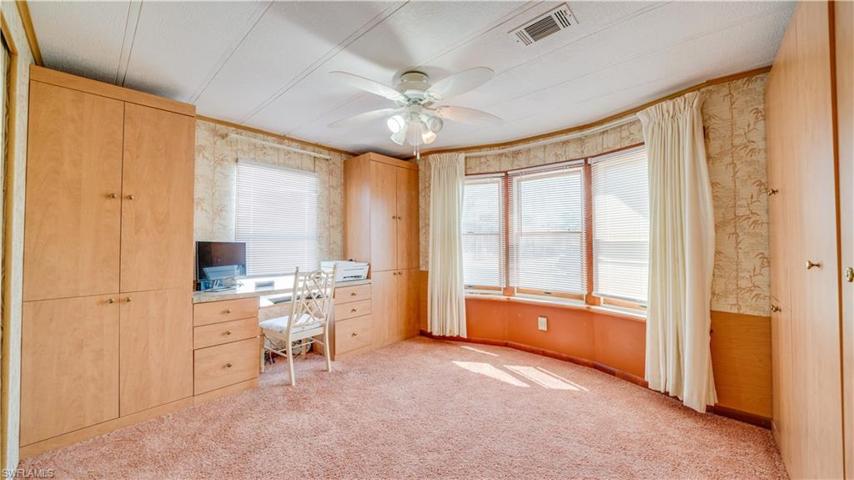 This Home Office Also Serves as a Third Bedroom