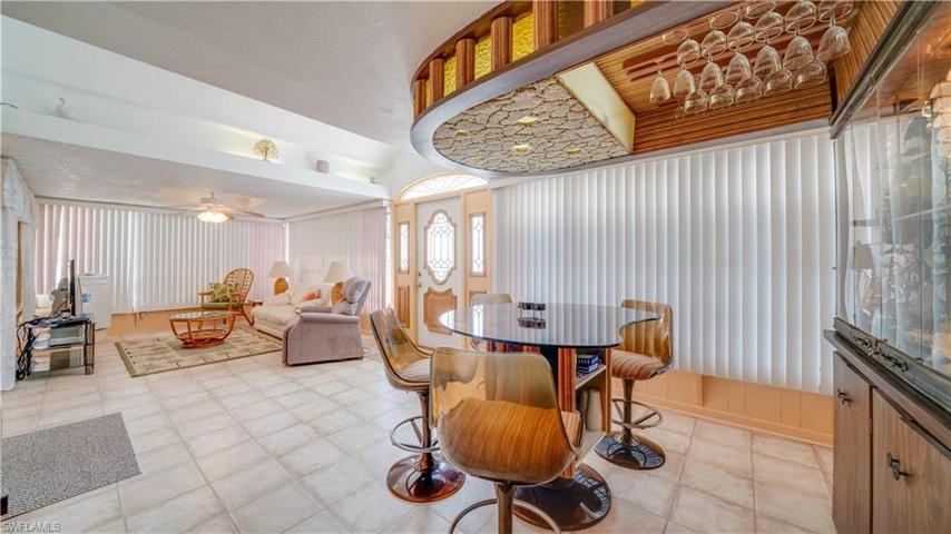 A Custom Bar Beside The Florida Room