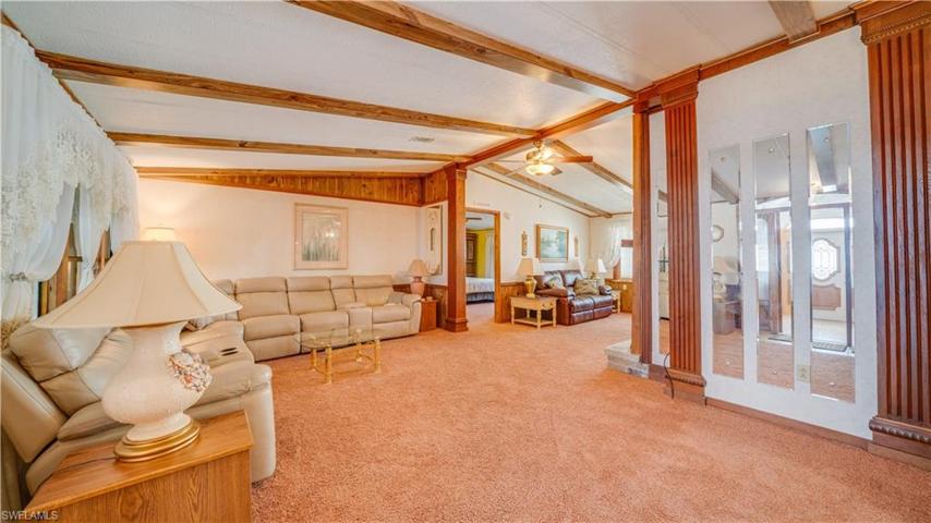 The Expansive Living Room Has Great Potential