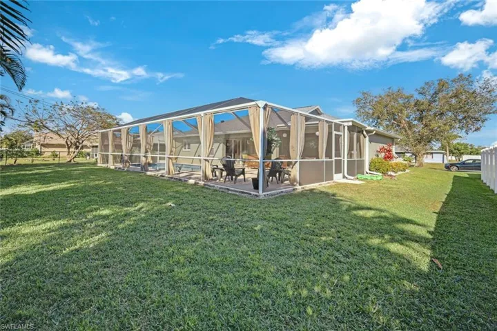 View of the rear of the property
