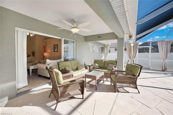 The west facing Pool Deck with ample seating areas