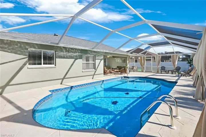 View of the private West facing Pool