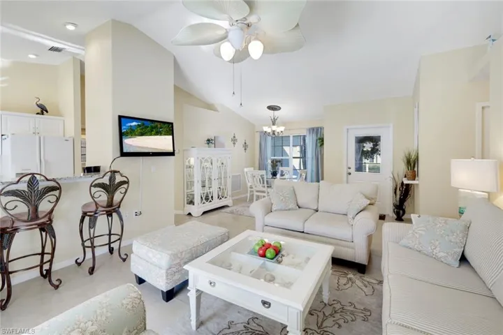 The open plan Living area