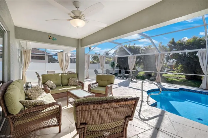 The West facing Pool Deck is oversized & private