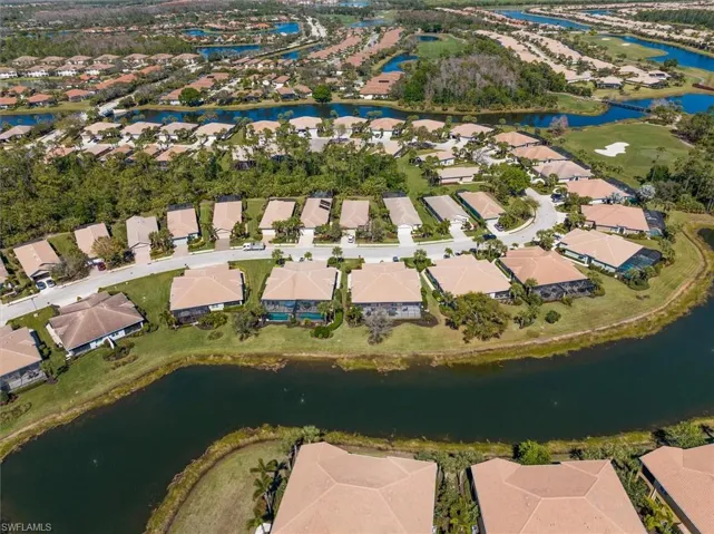 Neighborhood aerial view of 46 homes in Milano!