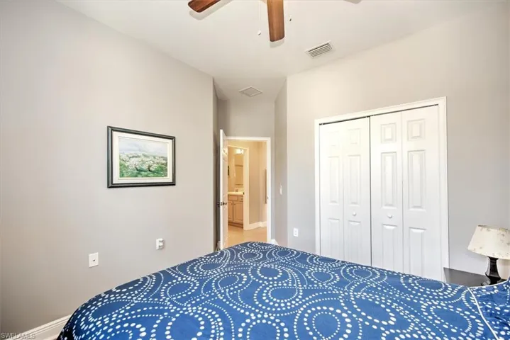 Another view of bedroom 2 as split bedroom floor plan!