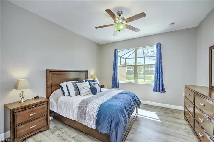 Master bedroom with room darkening matching drapes!