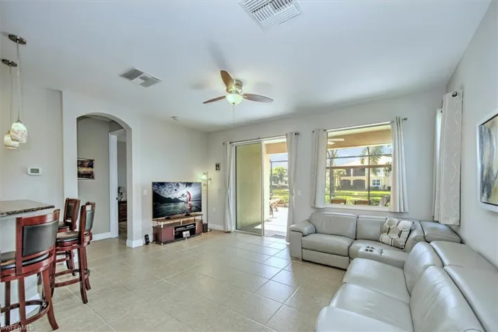 Gorgeous sun-filled living room!