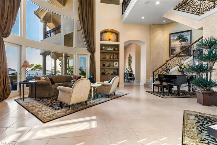 This is one of two living areas.