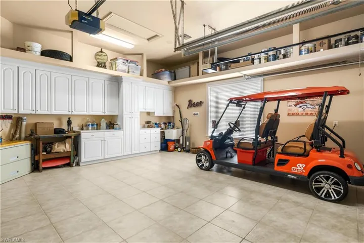This is 1 of 2-2 car garages that are air conditioned, sound system and massive built in storage!