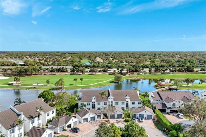 Golf and water view end-unit property