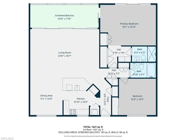 View of room layout