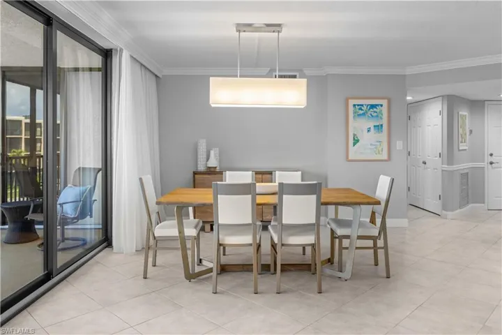 Dining table.