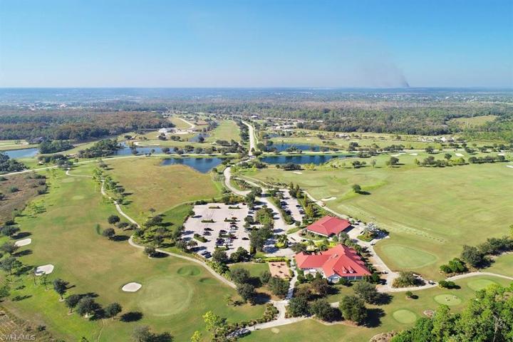 Aerial View of the Clubhouse and Golf Course