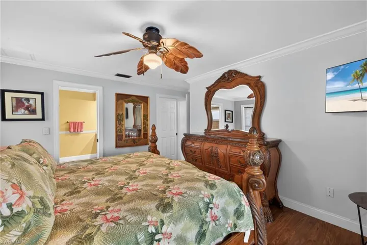 Master Bedroom with slider to Lanai