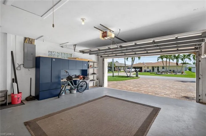 Garage with side door