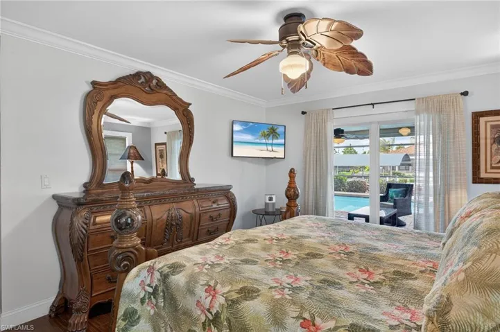 Master Bedroom with slider to Lanai