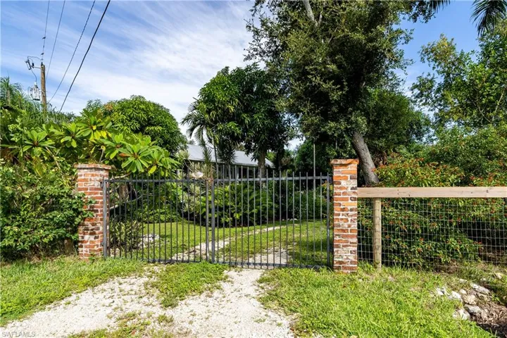 View of gate