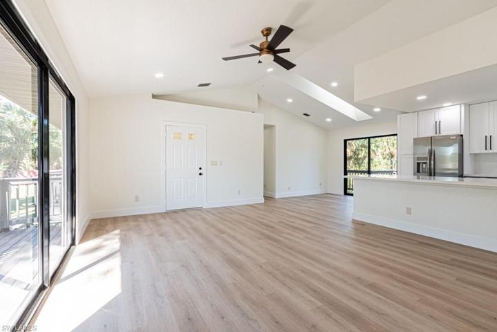 Large area with combination great room/dining area