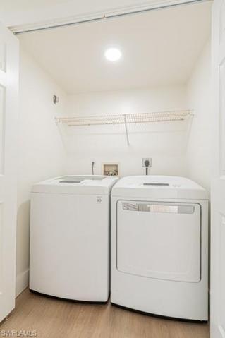 Laundry closet