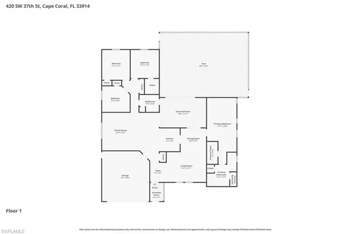 420 Sw 37th St, Cape Coral, Florida 33914