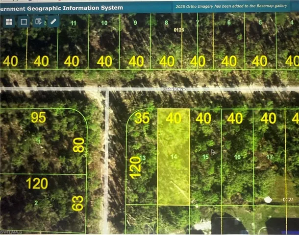 Aerial overview of property's location