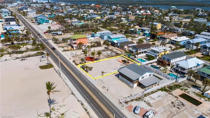 VIRTUALLY ENHANCED Birds eye view of property