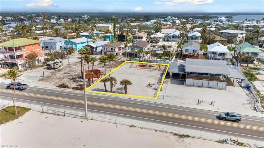 VIRTUALLY ENHANCED Aerial view featuring a residential view