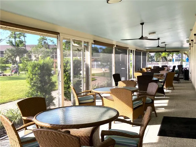 Clubhouse patio