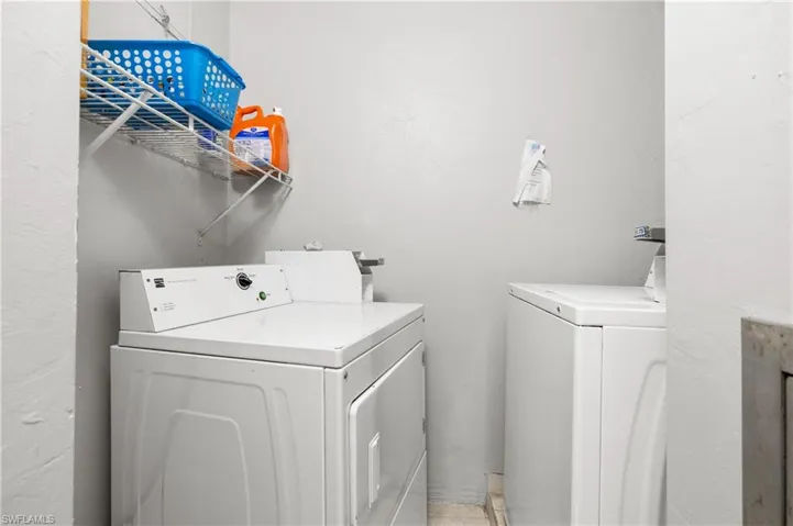 Laundry room featuring washer and dryer