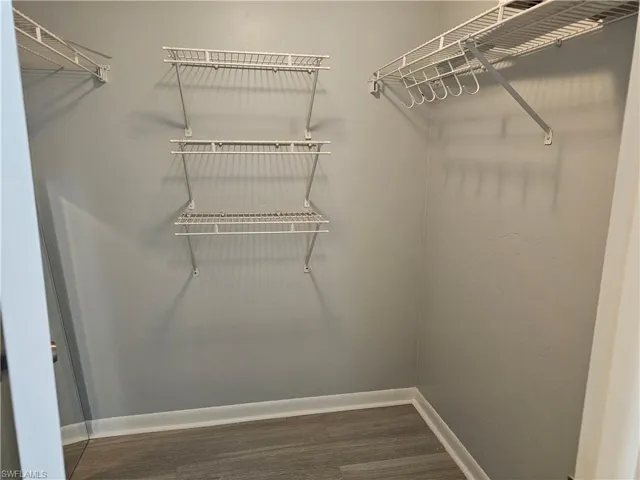 View of spacious closet