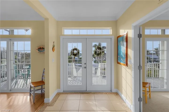 Inside entry.