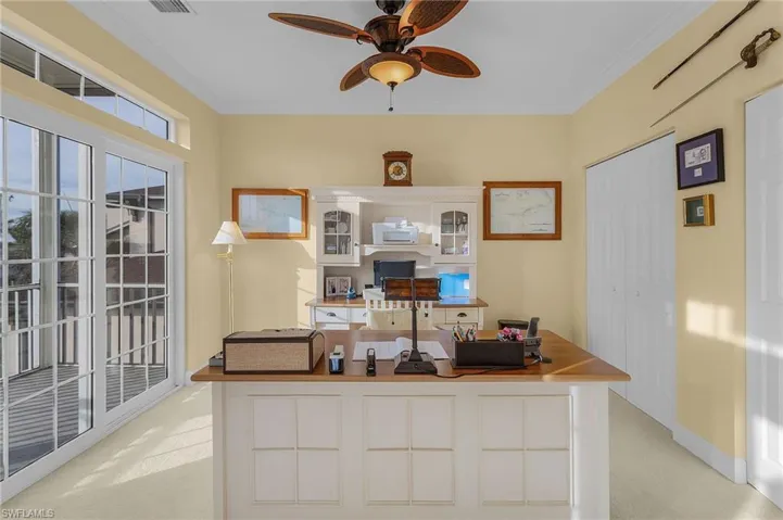 The study/office could be a 5th bedroom with a screened deck with sliders and lots of natural light.