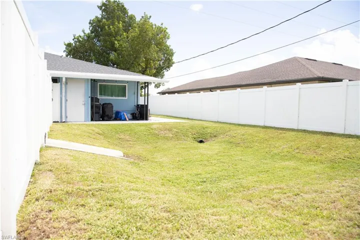 View of yard