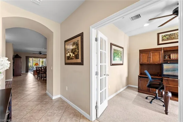 Foyer looking into  home