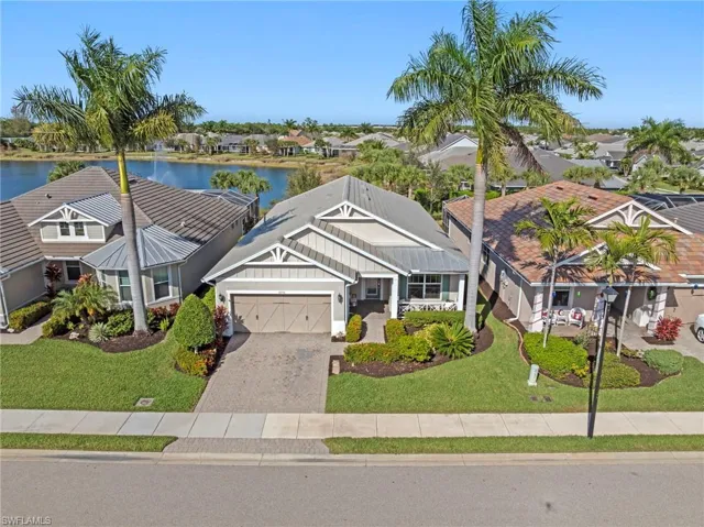 Aerial view of home