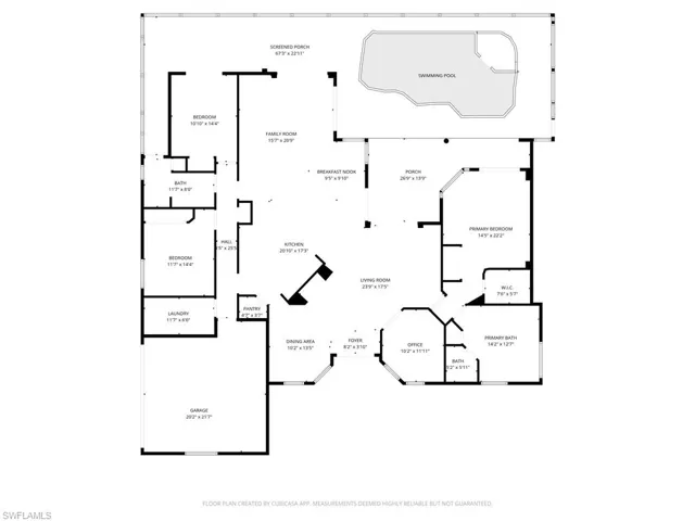 View of floor plan / room layout