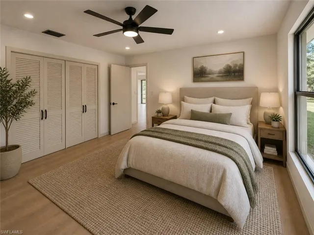 A.I rendered large guest 3rd bedroom