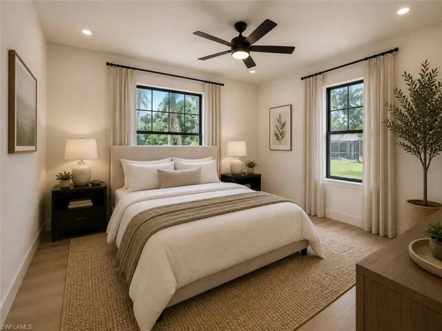 A.I rendered guest room