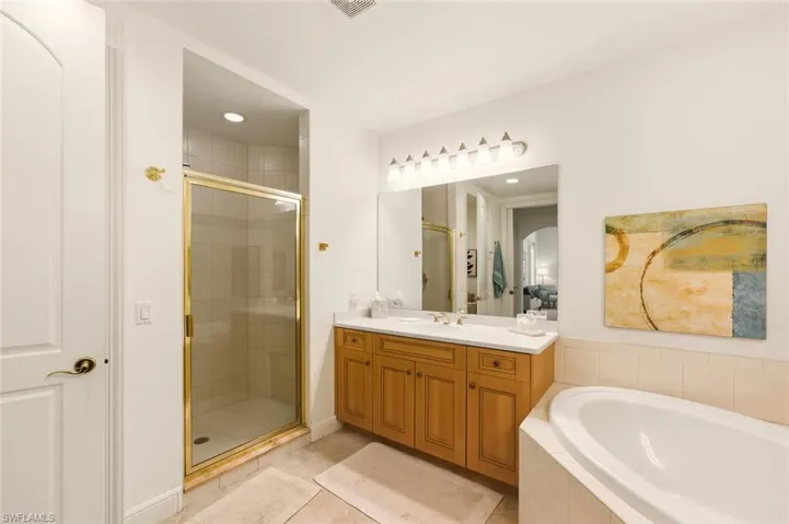 Ground Floor Primary Bathroom  separate Shower and Tub
