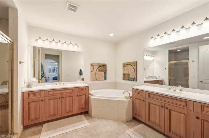 Ground Floor Primary Bathroom dual sinks