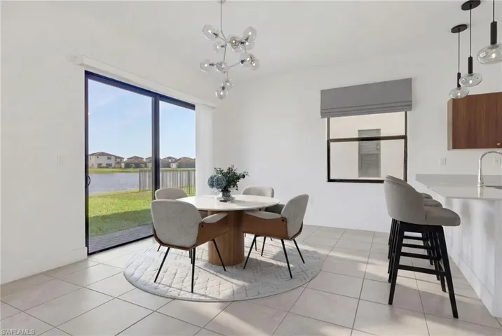 Virtually Staged Dining Room