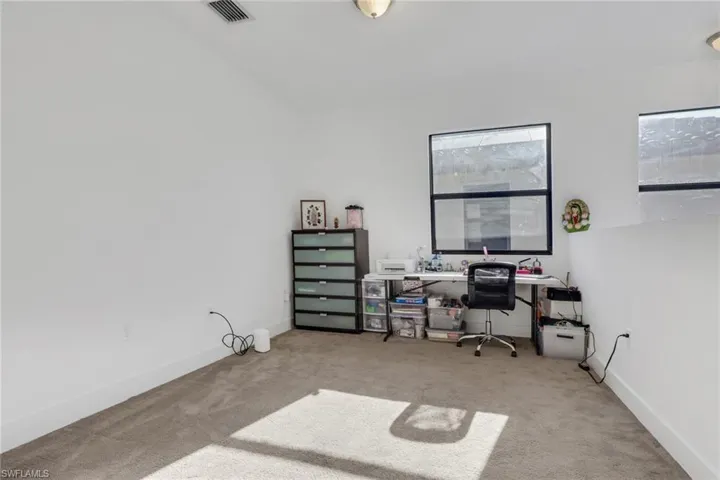 Spacious Loft/Den/Bonus Area upstairs!! Great space for an office, den/study, playroom, or even a 4th bedroom!