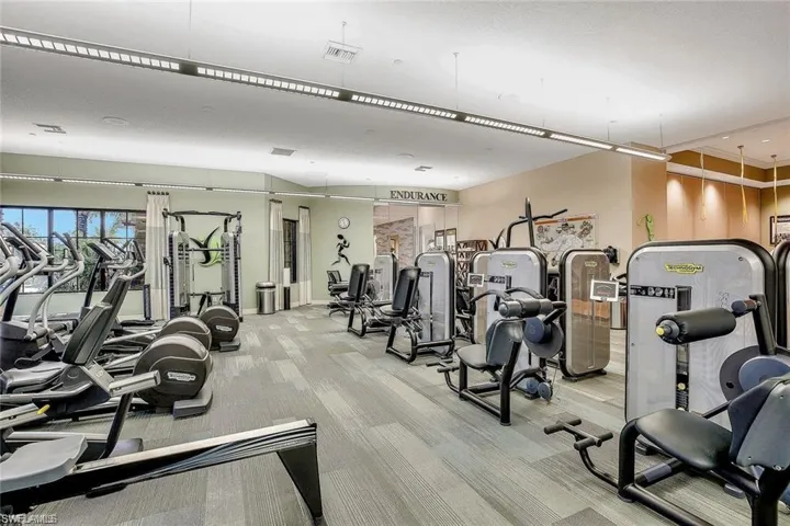 View of exercise room