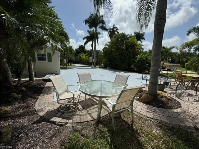 View of patio