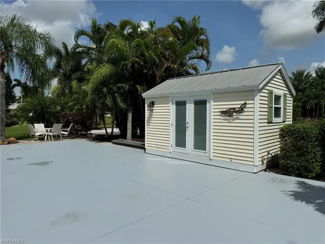 View of outbuilding