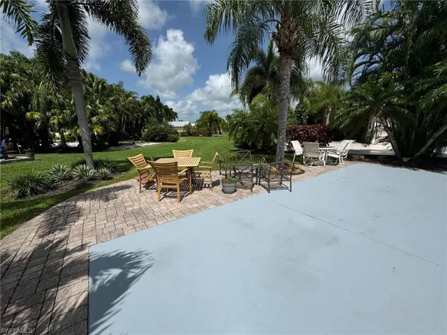 View of patio