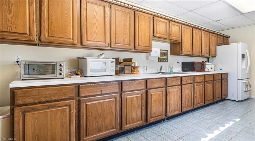 Kitchen off pool area