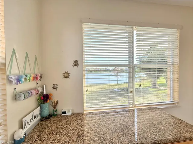 Private office with view of lake