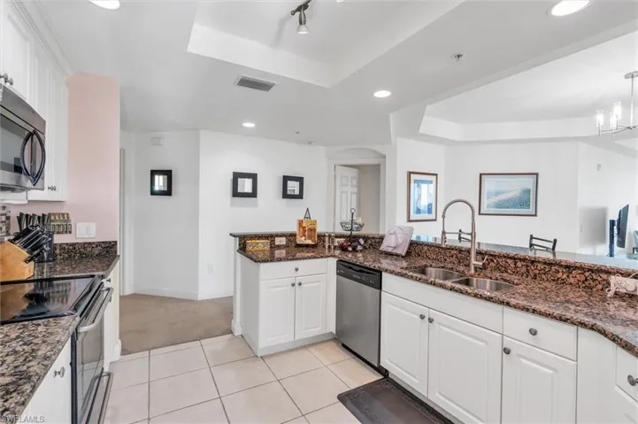 Kitchen + Living Room